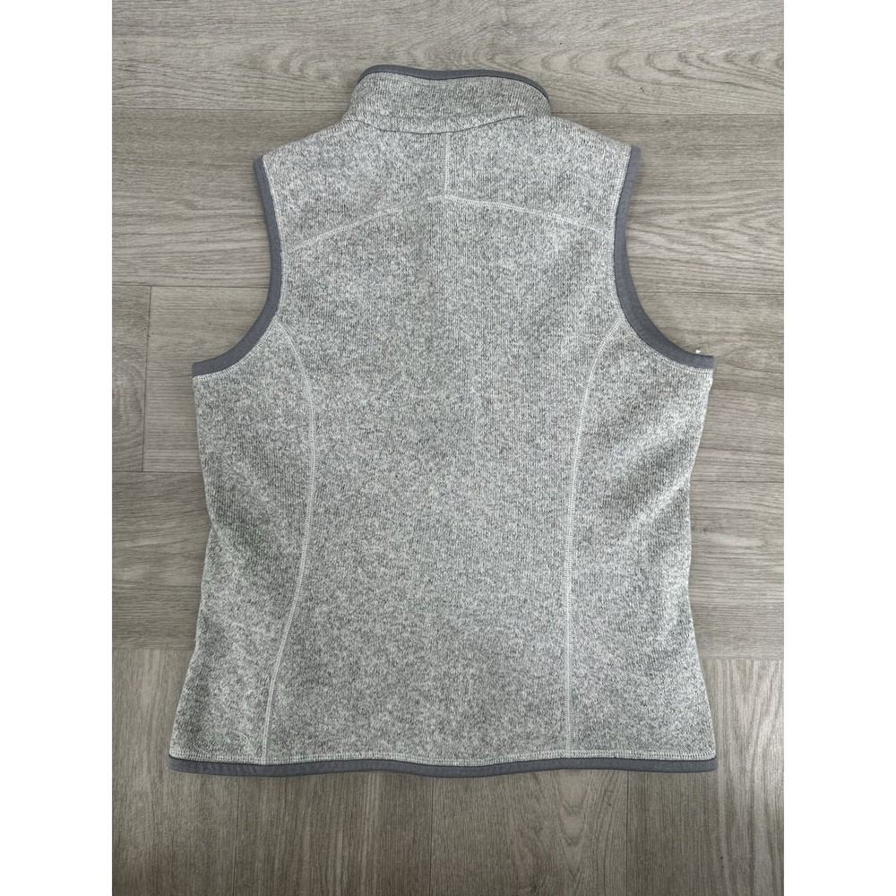 Patagonia Better Sweater Vest Women's Medium Gray Fleece Full Zip - Picture 3 of 4